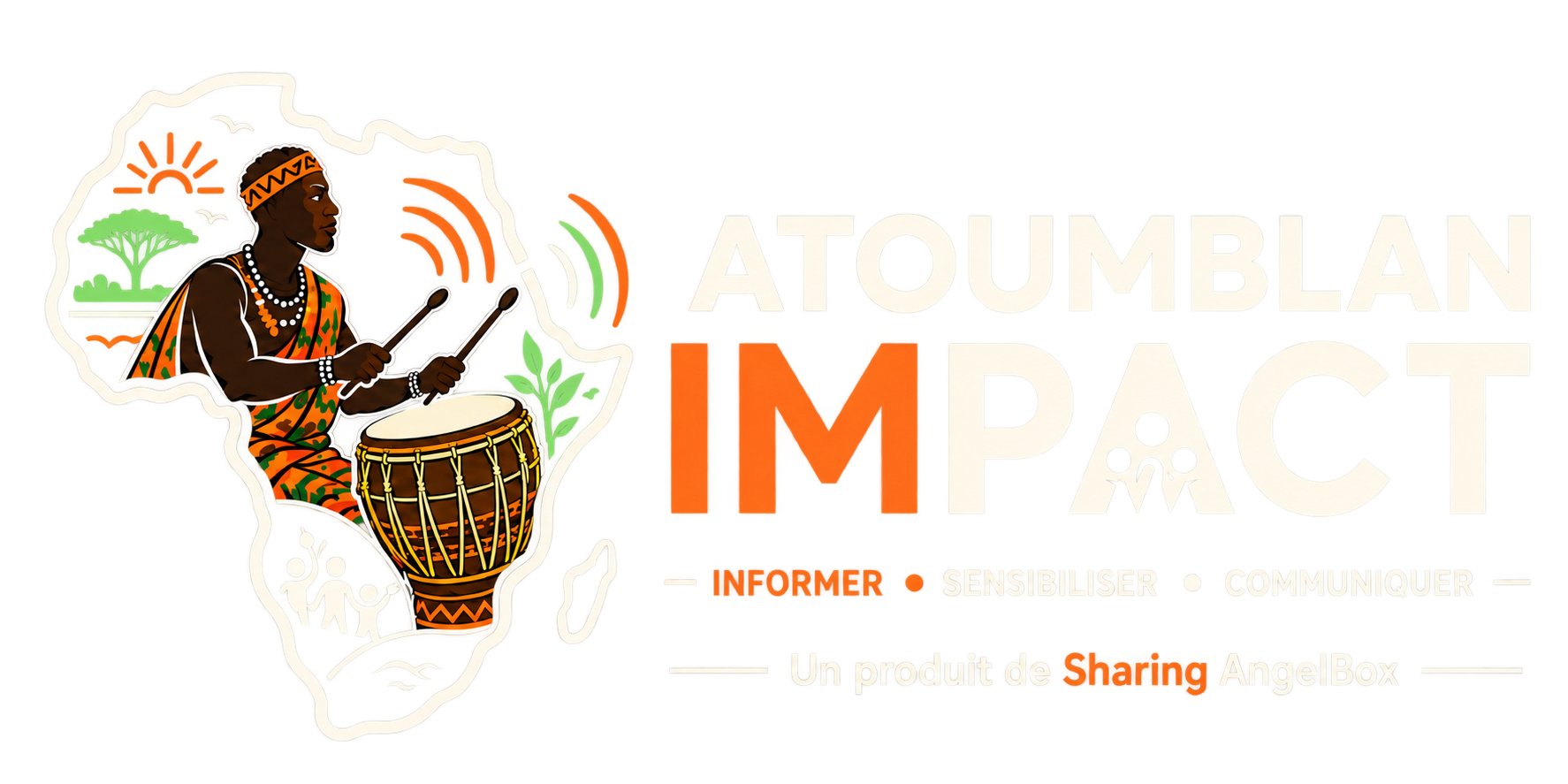 Logo ATOUMBLAN IMPACT — Informer, Sensibiliser, Communiquer